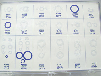 Everco A55523 A/C O-Ring & Gasket Assortment Kit Set For Chrysler Vehicles