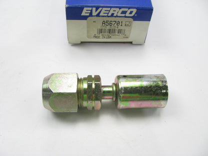 Everco A56701 A/C Line -8 Hose Straight Beadlock Compression Fitting , 5/8''
