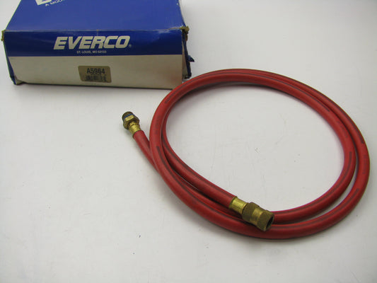 Everco A5964 A/C Refrigerant Charging Hose - 1/2'' ACME X 60'' / 1.52m