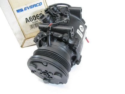 Everco A6069 Reman A/C Compressor With Clutch For 1989-1992 Ford Probe 2.2L-L4