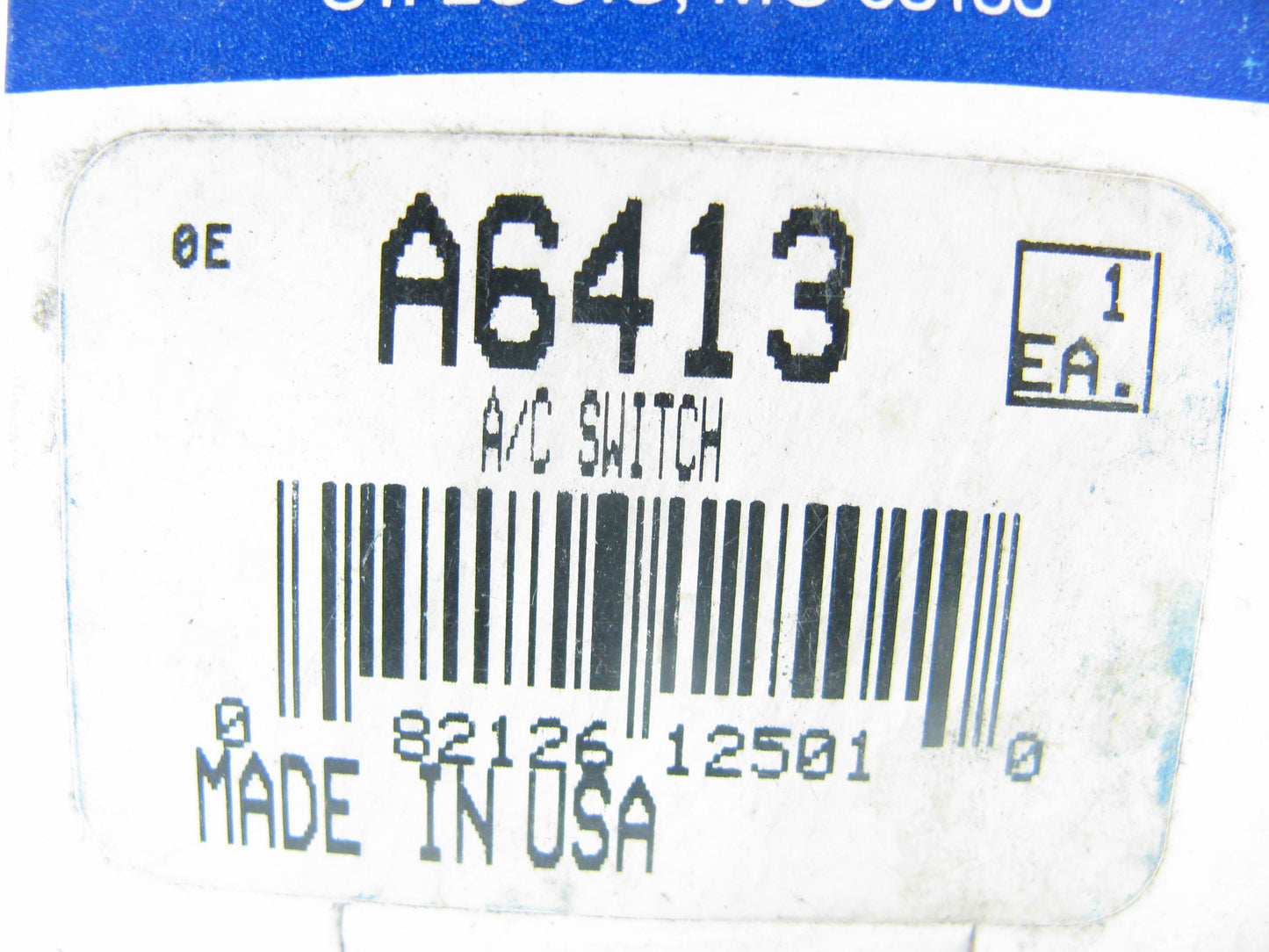 Everco A6413 A/C Pressure Switch