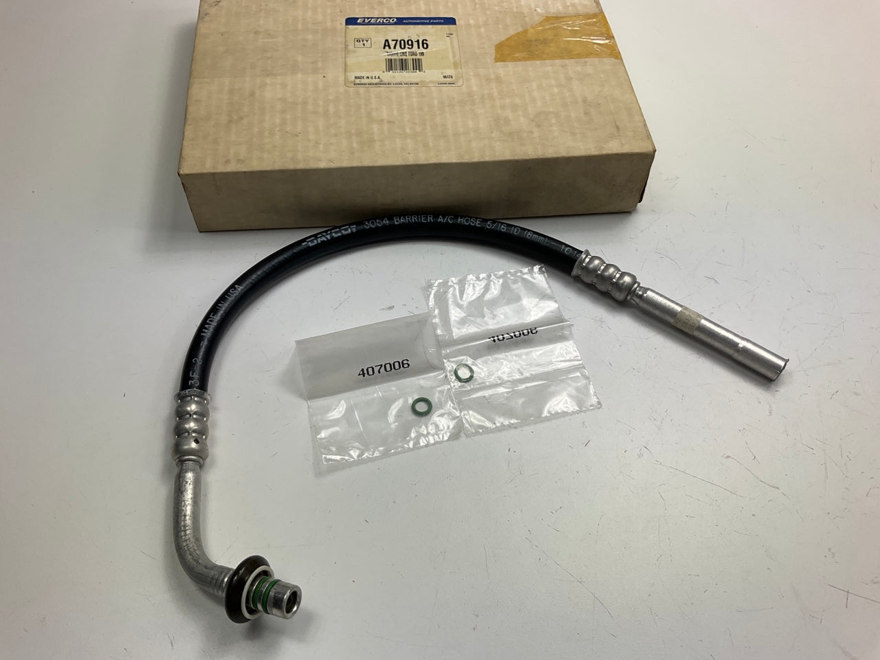 Everco A70916 A/C Refrigerant Liquid Line Hose Assembly - E69Z-19837-A