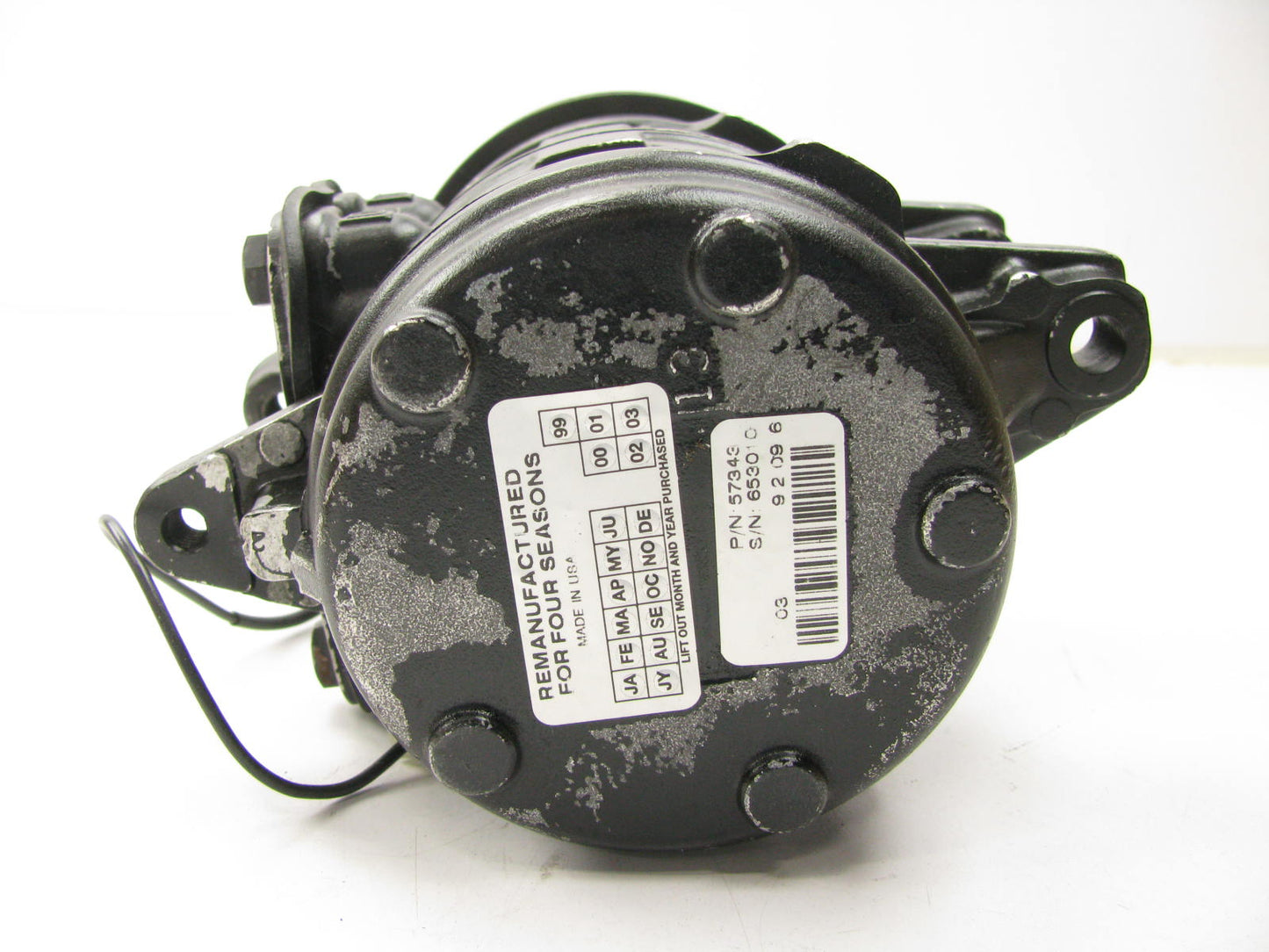 Everco A74163 Remanufactured A/C Compressor 1990-91 ES250 1988-91 Camry 10PA17VC