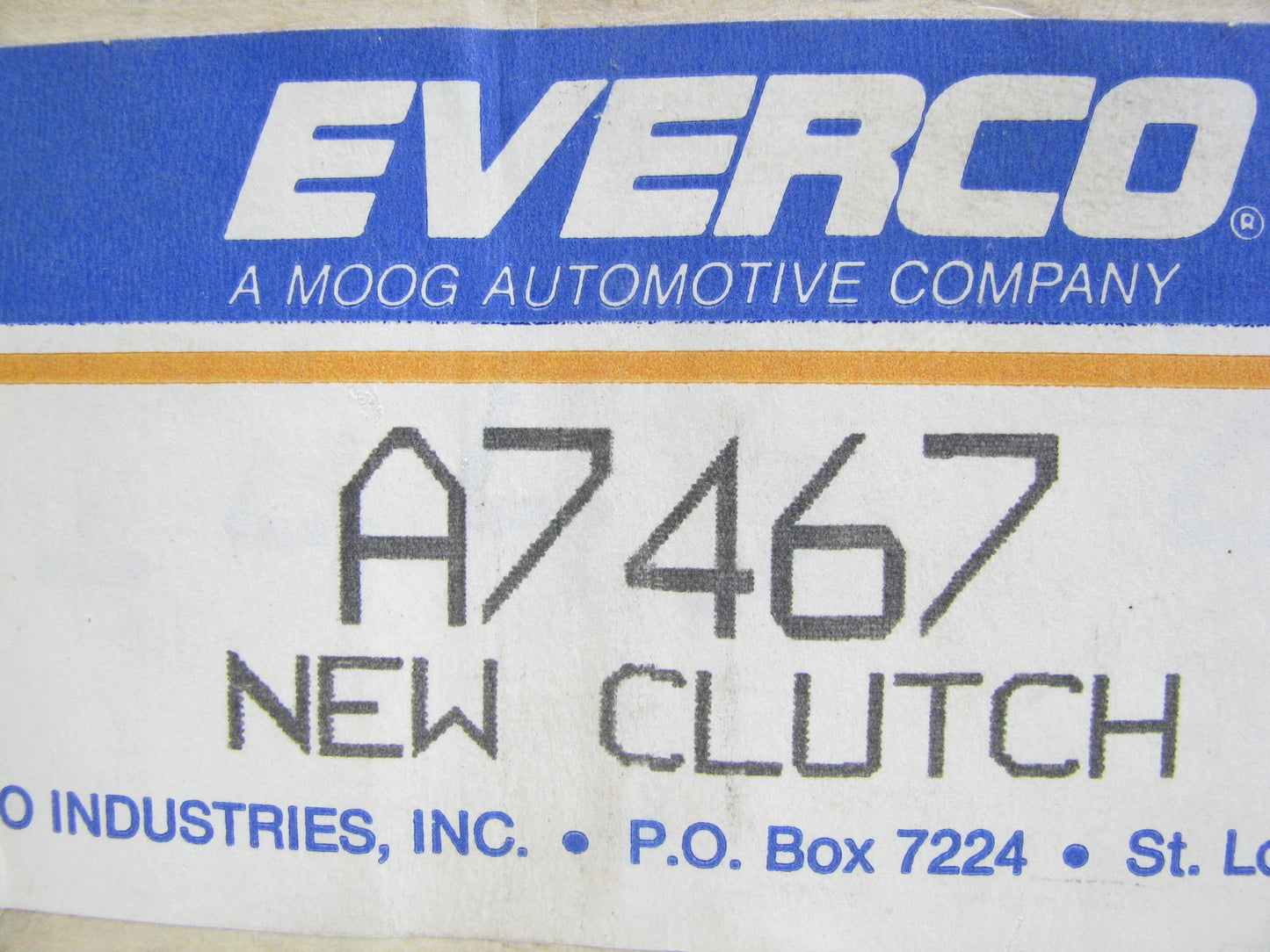 Everco A7467 A/C Compressor Clutch For 1981-1989 Ford Mercury 6P148C