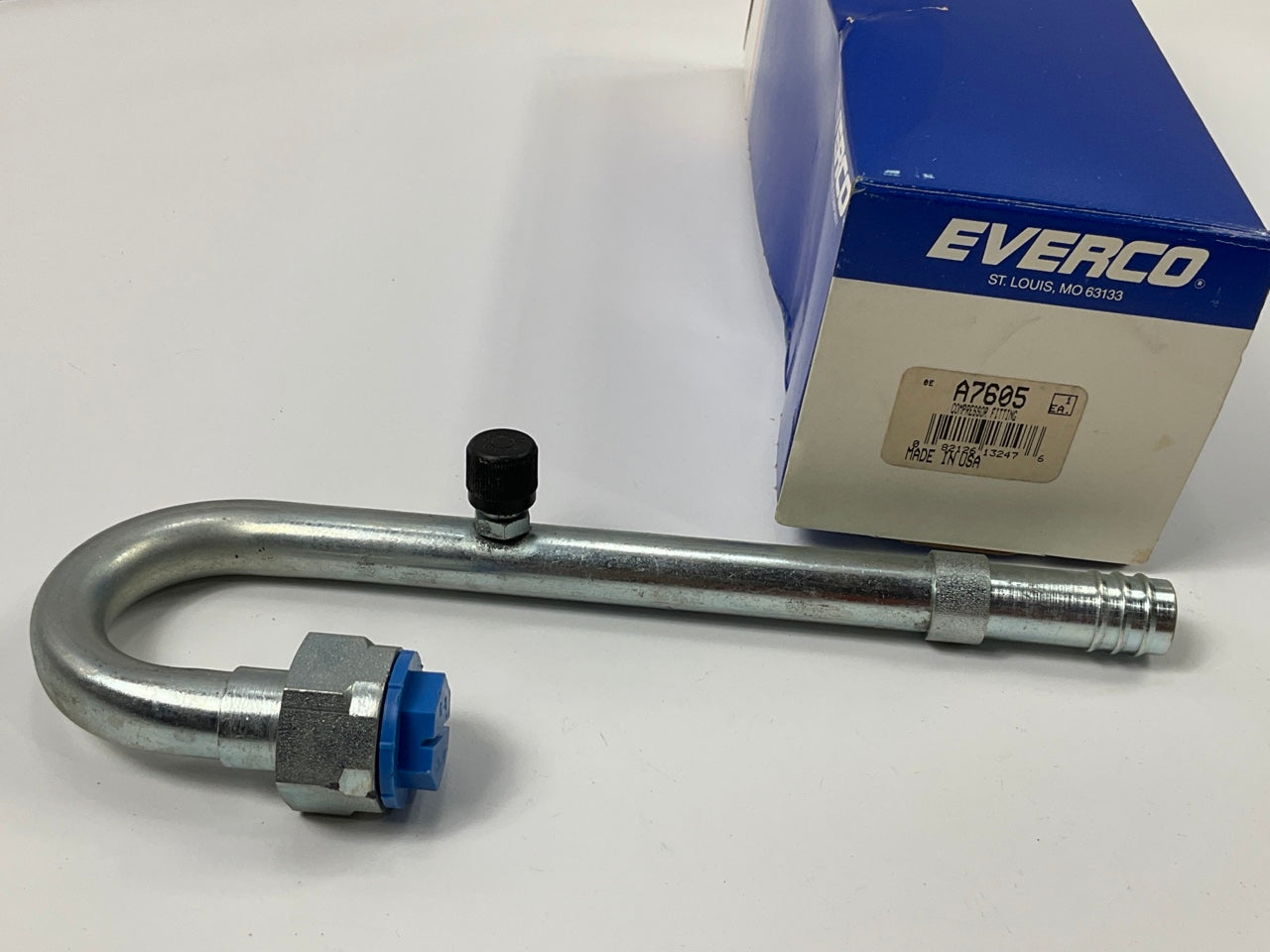 Everco A7605 A/C Suction Line Hose Fitting, Replaces Ford # D4ZZ-19D695-B