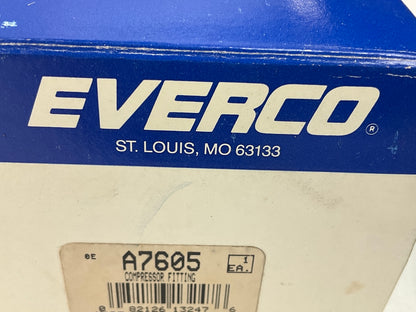 Everco A7605 A/C Suction Line Hose Fitting, Replaces Ford # D4ZZ-19D695-B