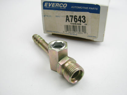 Everco A7643 A/C Liquid Line Hose Fitting W/ Sight Glass, 3/8'' Male O-Ring