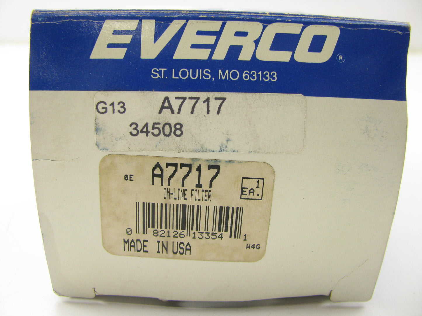 Everco A7717 O-Ring In-Line Filter W/o Desiccant For Liquid Line Replaces: 34508