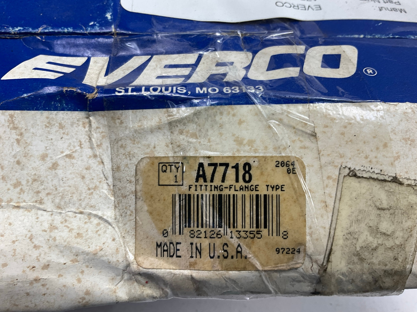 Everco A7718 A/C Expansion Valve Fitting Block For 1980-86 Chrysler, Size 6 & 12