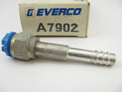 Everco A7902 Size 8 A/C Hose End Fitting - Straight 1/2'' X 3/4''-16 3 Barb