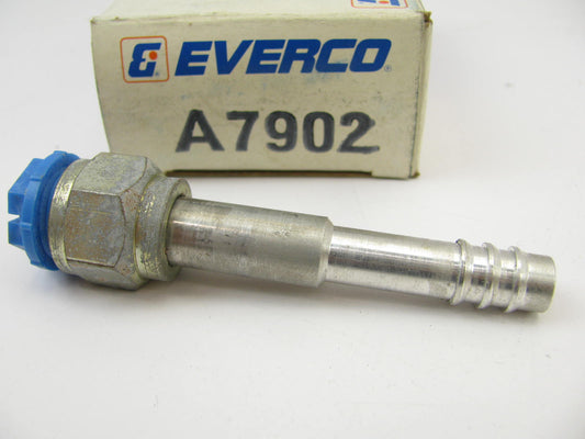 Everco A7902 Size 8 A/C Hose End Fitting - Straight 1/2'' X 3/4''-16 3 Barb