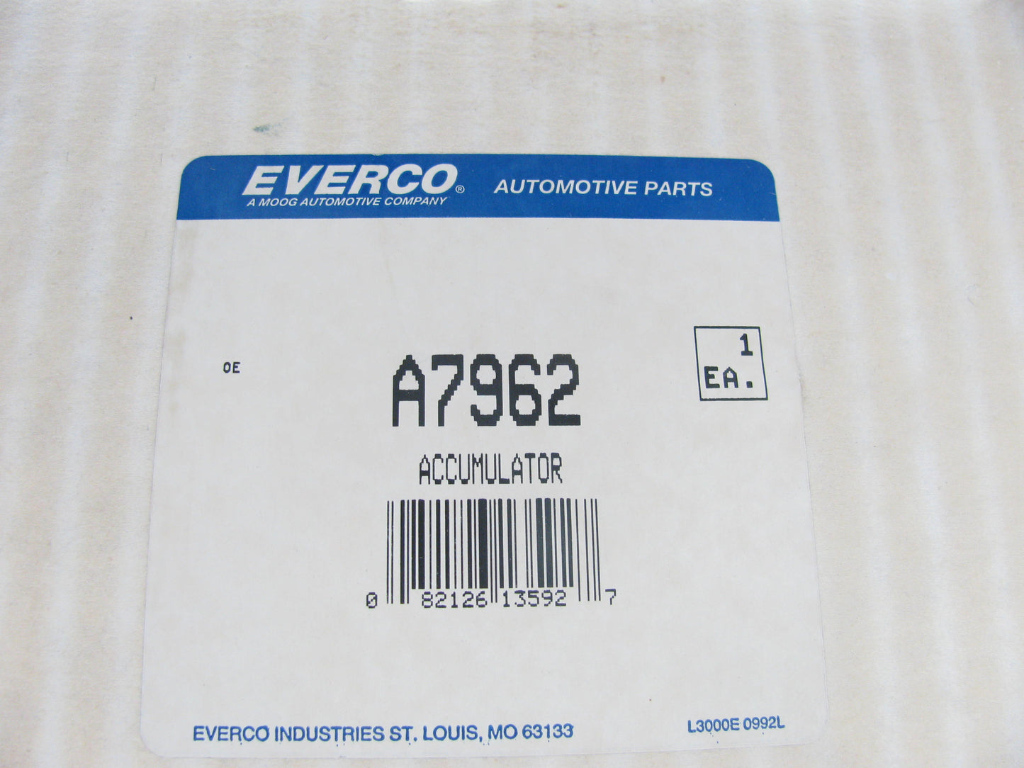 Everco A7962 A/C Accumulator