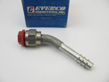 Everco A8001 Size 6 A/C Hose End Fitting - 45 Degree O-Ring 3/8'' X 5/8''-16