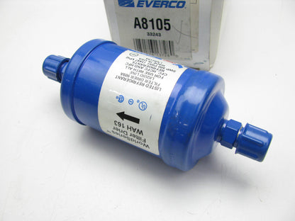 Everco A8105 Universal A/C In-Line Filter - 3/8'' Male Flare X 3/8'' Male Flare