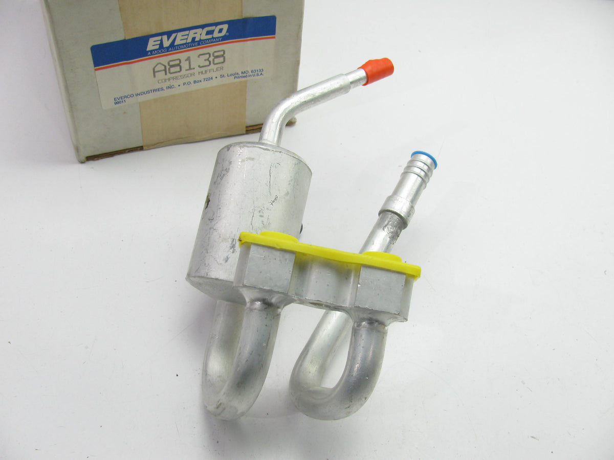 Everco A8138 A/C Compressor Muffler For 1978-1987 GM 231, 252 Radial Compressors