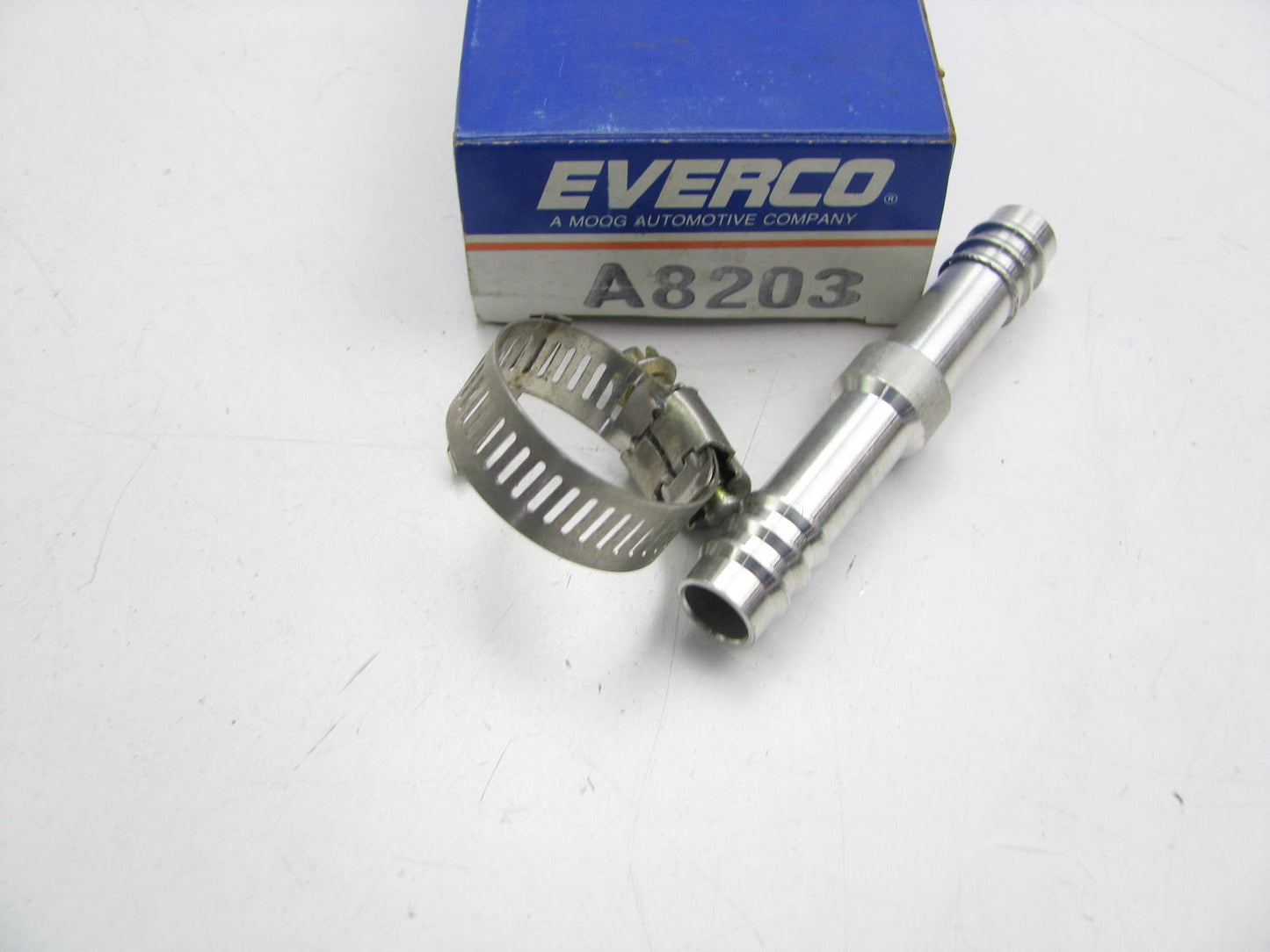 Everco A8203 Size 10 A/C Hose End Fitting - Straight Splicer 3 Barb