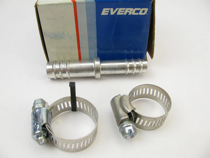 Everco A8212 Size 8 X 10 A/C Hose End Fitting - Straight Splicer 3 Barb