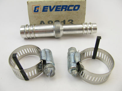 Everco A8213 Size 10 X 12 A/C Hose End Fitting - Straight Splicer 3 Barb