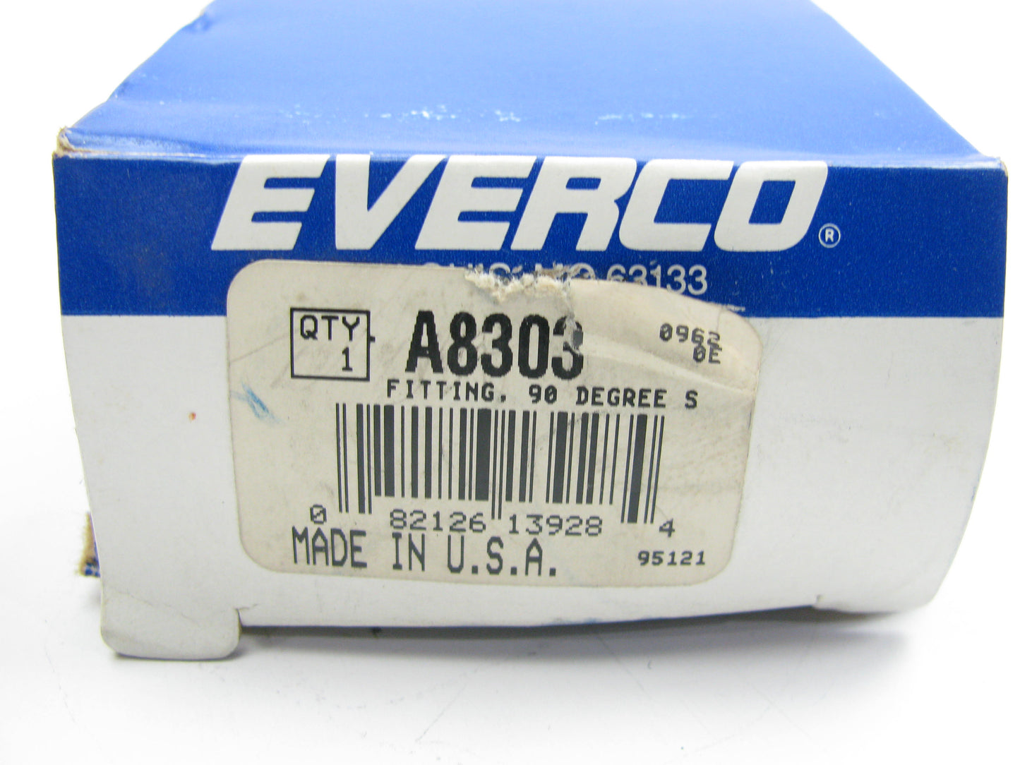 Everco A8303 A/C Hose Splice, 1/2'' ID X 90 Degree Elbow