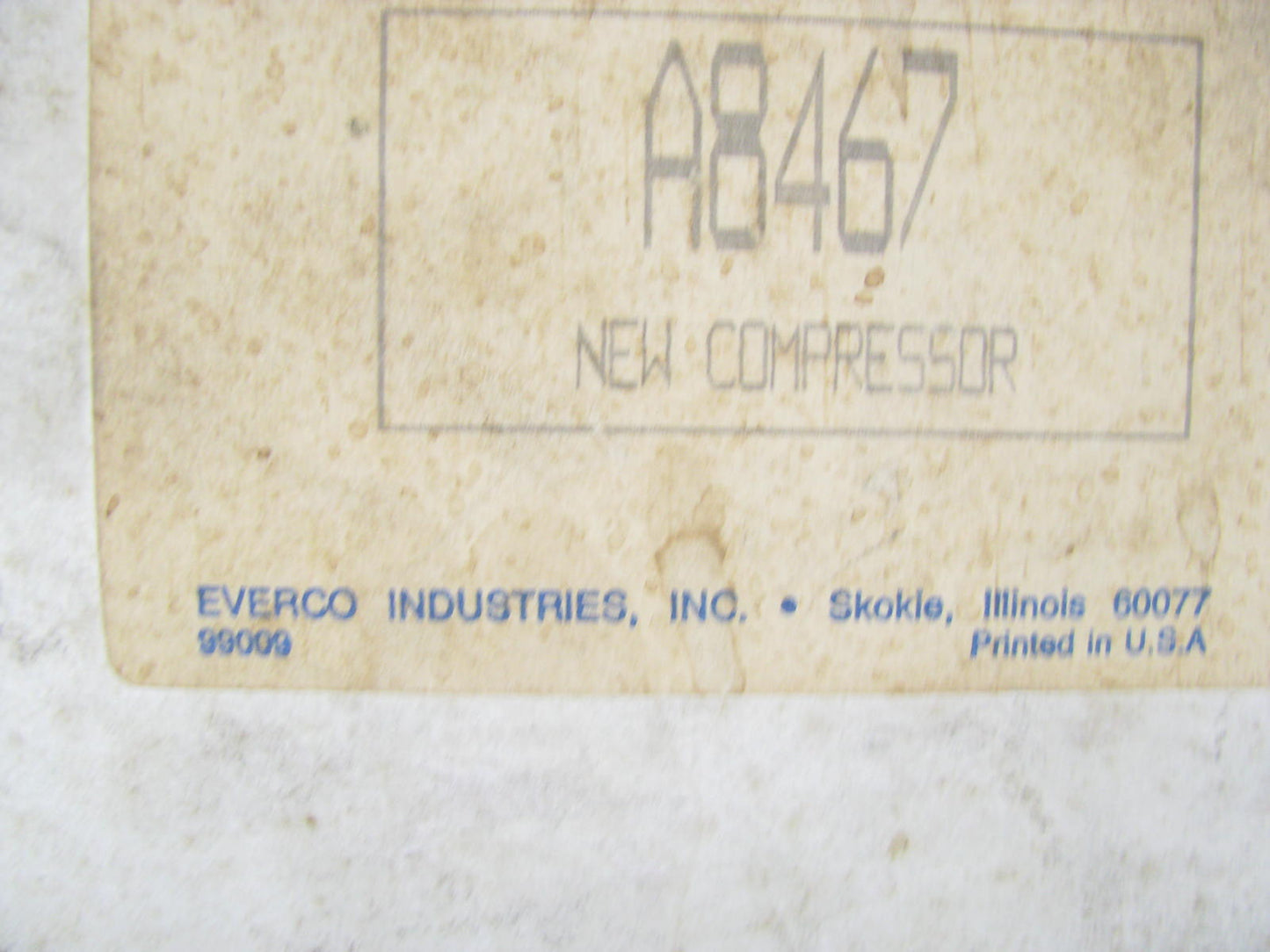 Everco A8467 A/C Compressor For 1985-1988 FREIGHTLINER YA-15 Diesel Kiki