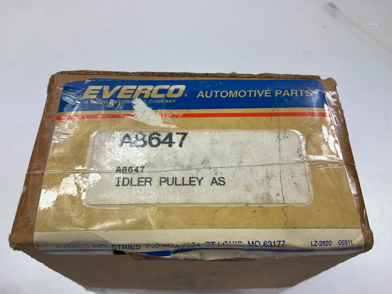 Everco A8647 Drive Belt Idler Pulley