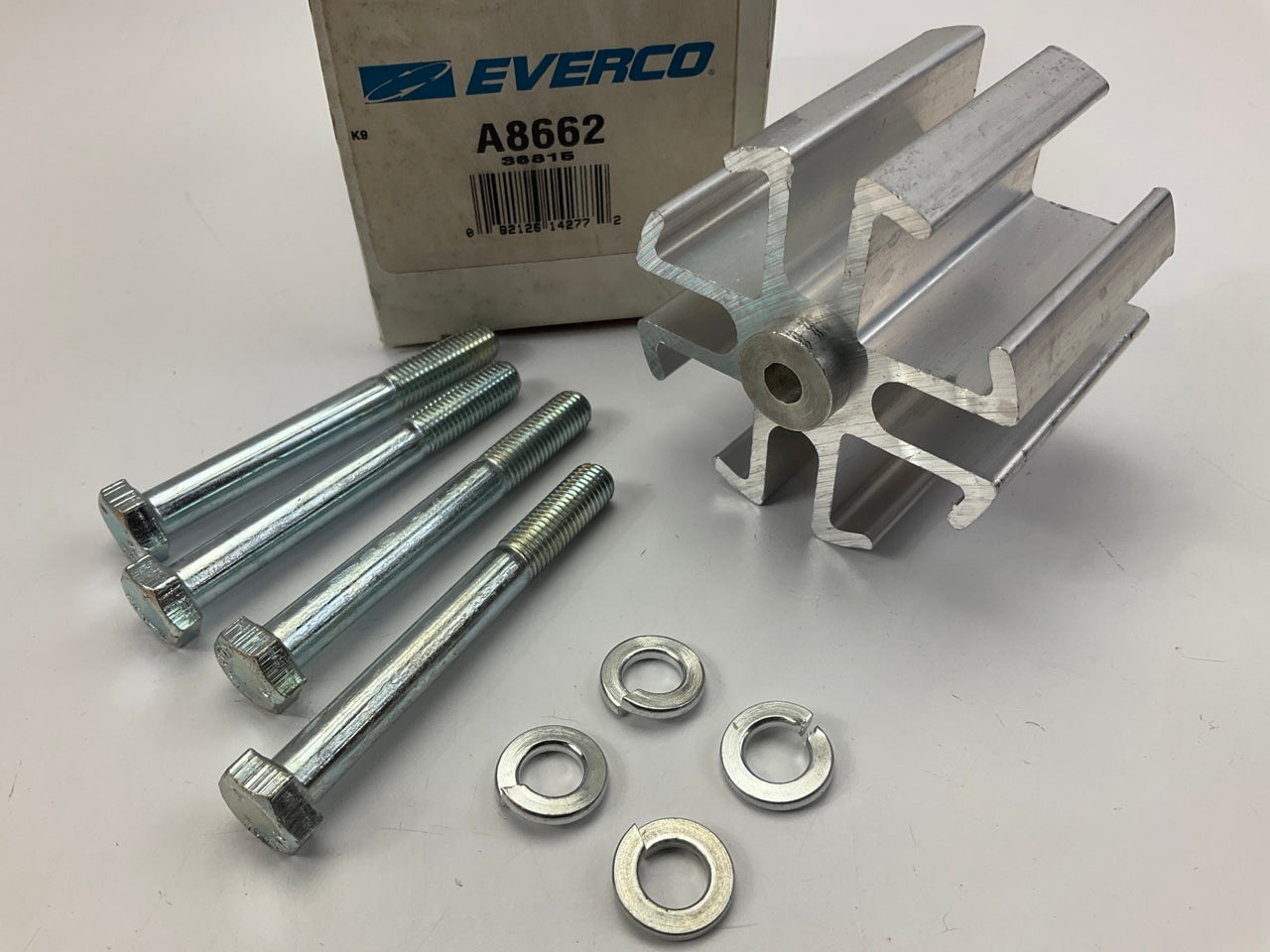Everco A8662 Fan Spacer Kit, 2'' Long, 5/8'' X 5/8'' Pilot, 2-3/4'' SAE Bolts