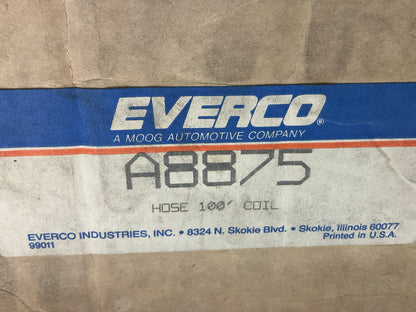 100 FEET Everco A8875 Neoprene Refrigerant Freon Hose #8, 13/32'' ID, 400 PSI Max