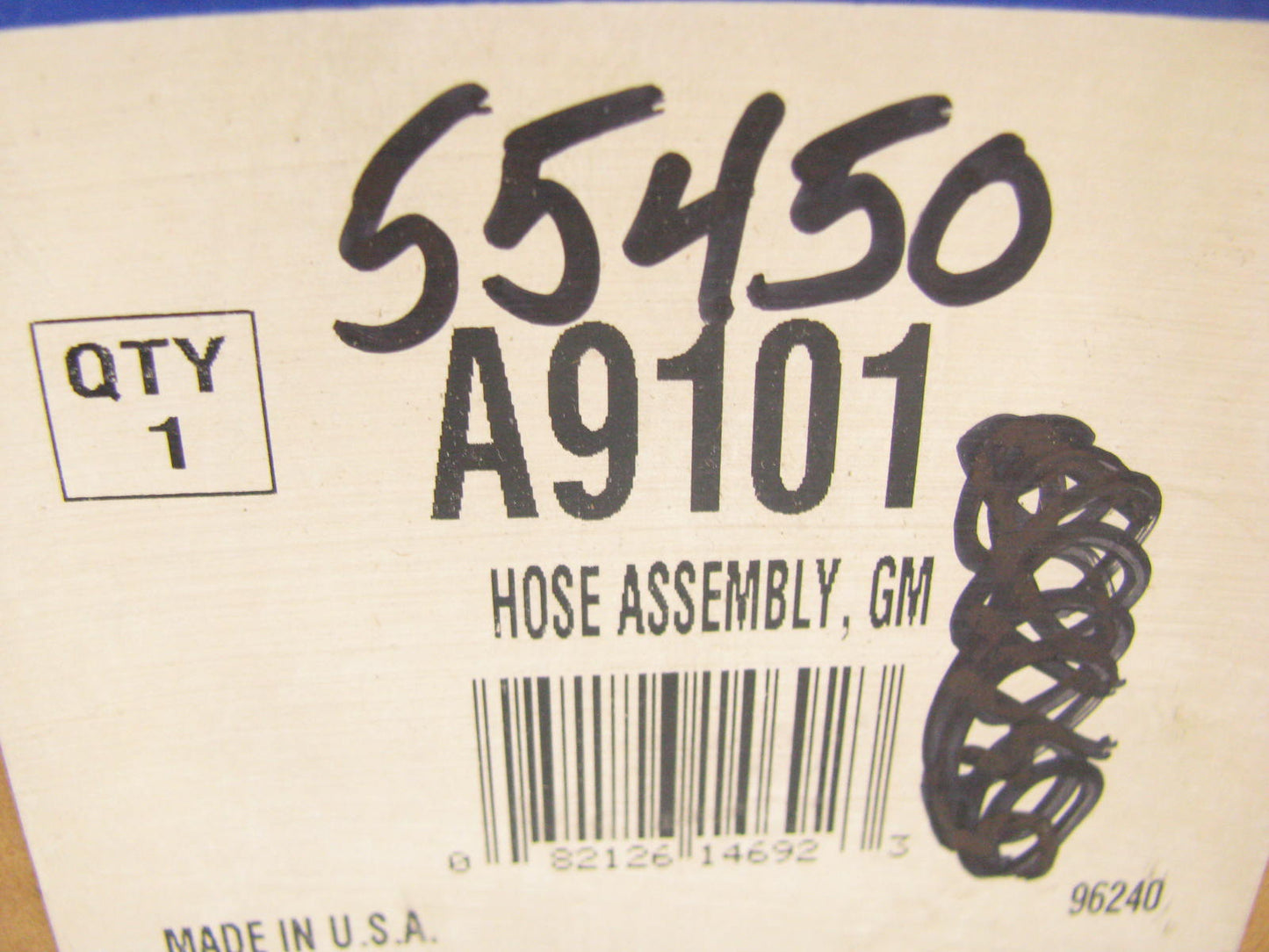 Everco A9101 A/C Refrigerant Discharge / Suction Hose For 87-91 GM 2.8L 3.1L V6