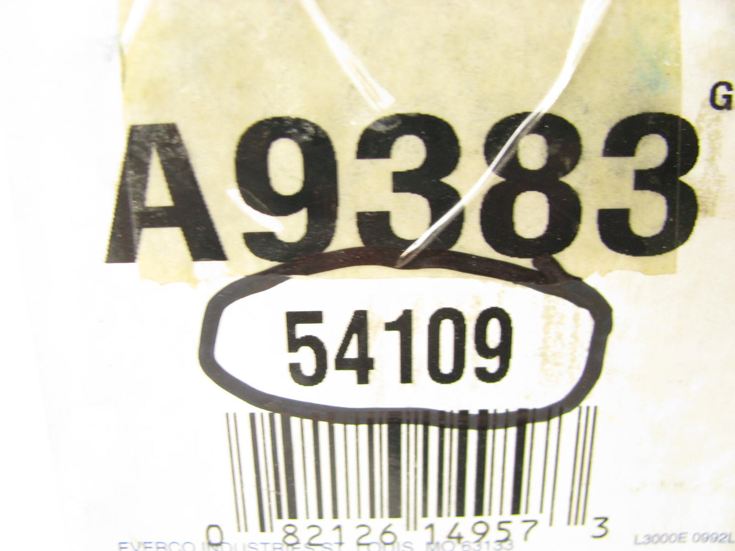 Everco A9383 A/C Evaporator Core - 54109