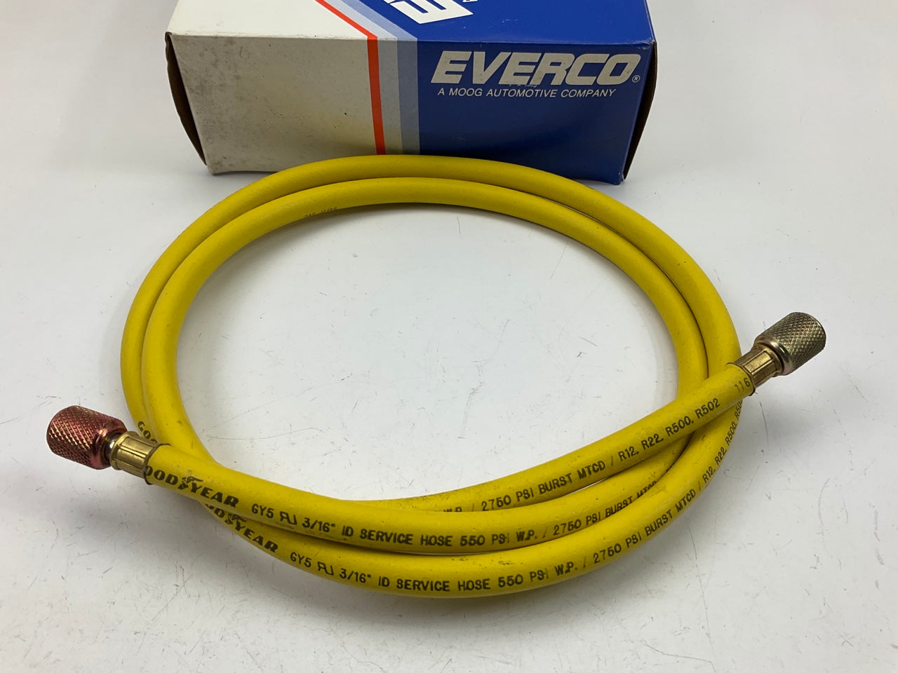 Everco A9541 60'' Yellow Charging Hose, Made In USA