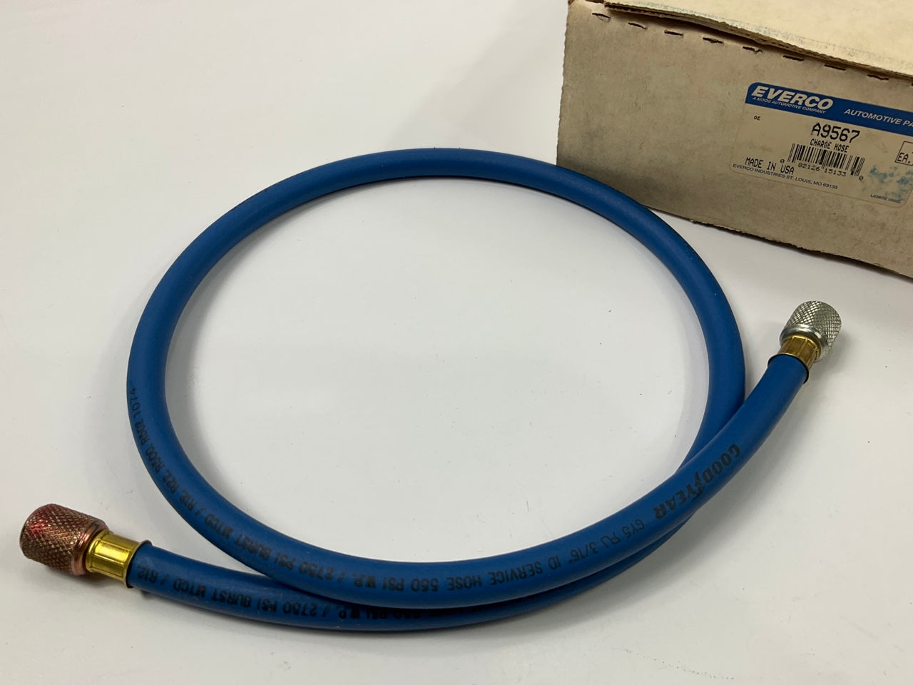 Everco A9567 36'' A/C Charging Hose For Older 12 Systems