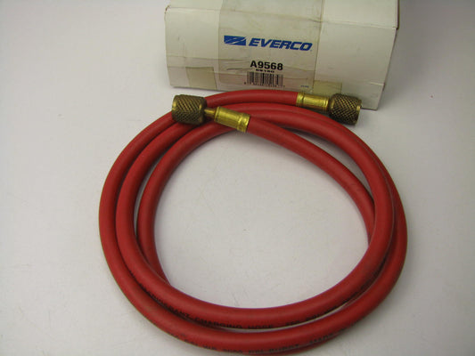 Everco A9568 A/C Refrigerant RED Charging Hose 60''