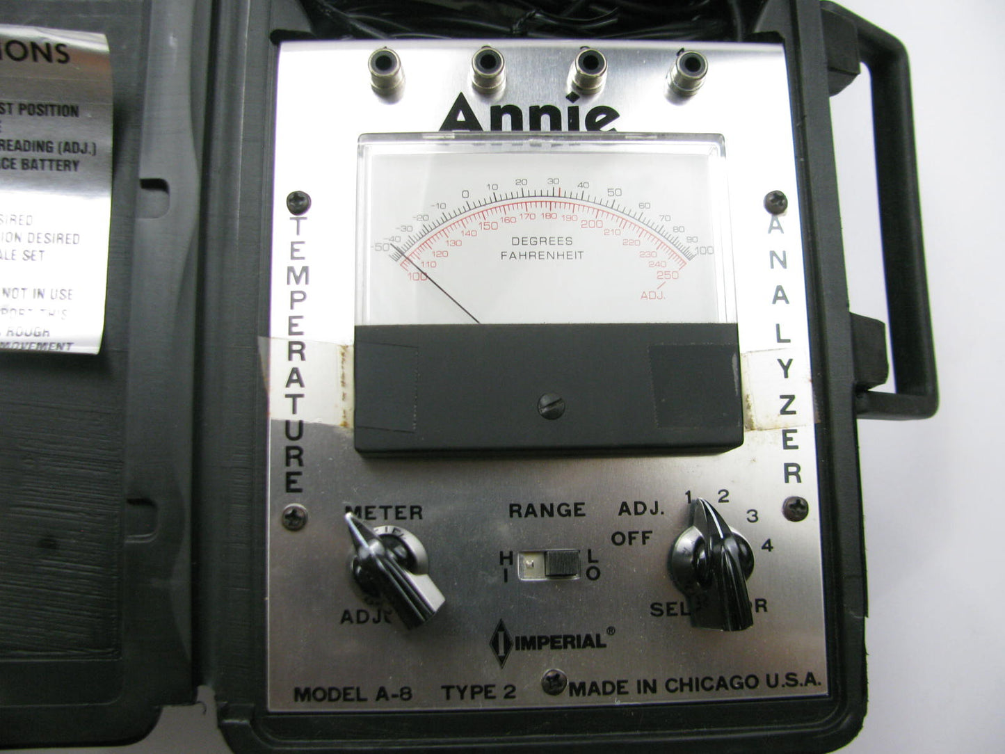 Everco A9585 Imperial Annie Temperature Analyzer Model A-8