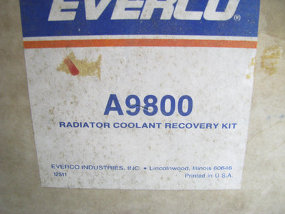 Everco A9800 Radiator Coolant Overflow Reservoir Bottle - UNIVERSAL - With Cap