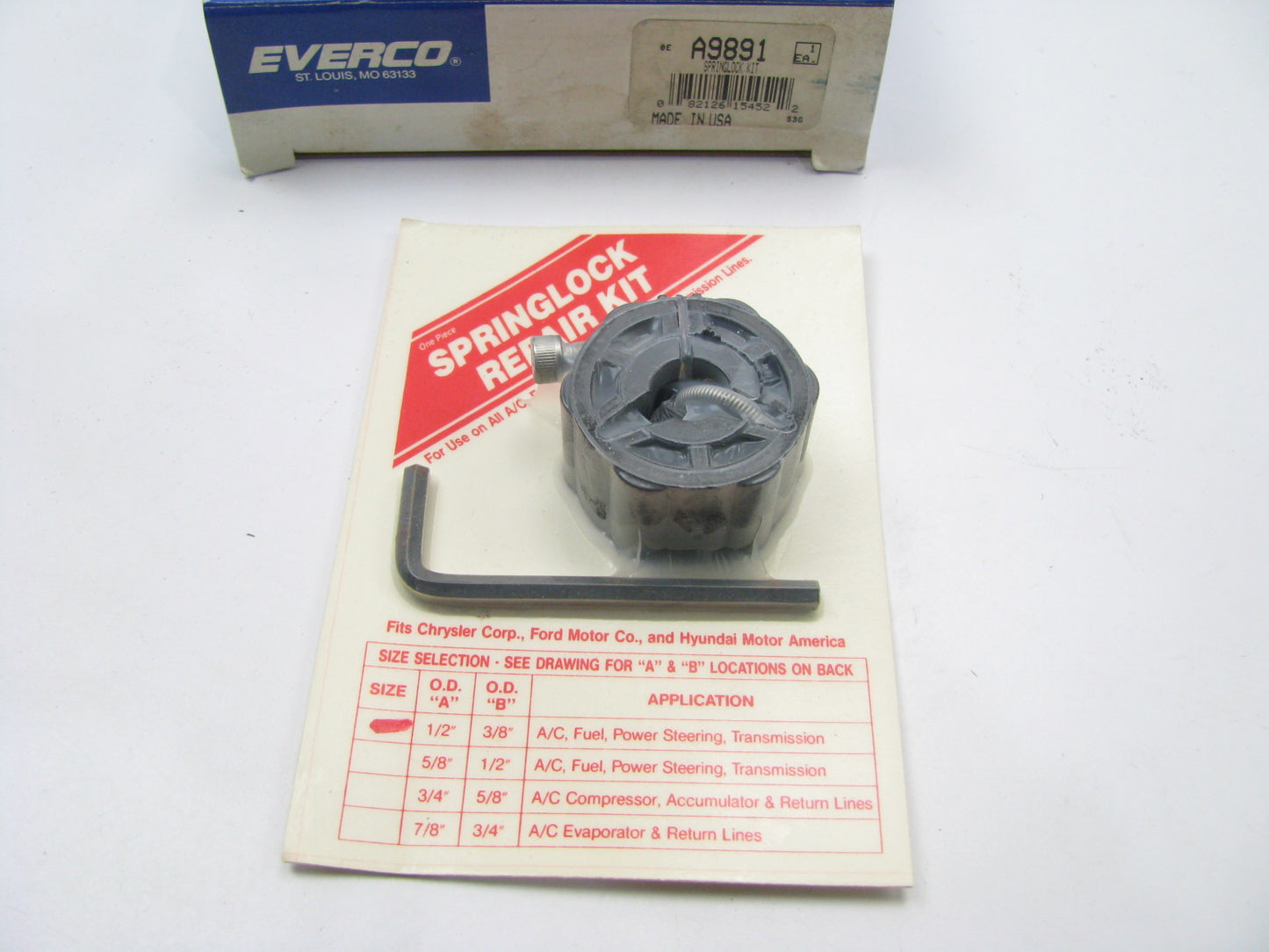 Ford Springlock Coupler Reinforcement, 3/8'' Fitting Size, 6 Hose Size, 5/16'' ID