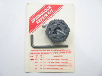 Ford Springlock Coupler Reinforcement, 3/8'' Fitting Size, 6 Hose Size, 5/16'' ID