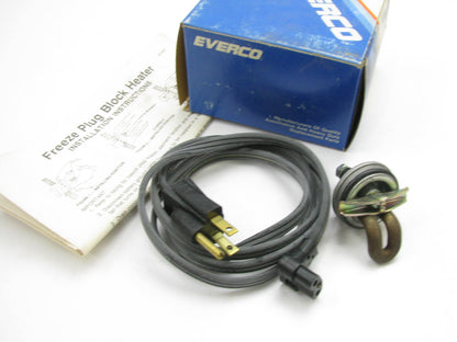 Everco D1160 Engine Block Heater - 1972-1985 Toyota 18R 20R 22R, 400 Watts, 120V