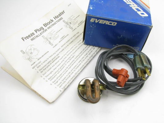 Everco D1170 Engine Block Freeze Plug Heater For 1970-1980 Chrysler 225 Slant-6