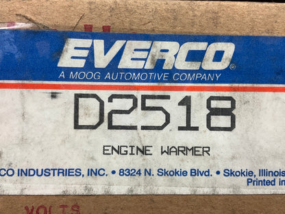 Everco D2518 Engine Block Heater, 1500 Watt For Cummins 215 235 265 280 300 370