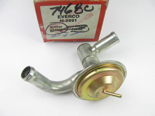 Everco H2991 Heater Control Valve - 5/8'' X 5/8'' Hose - 90 Degree Bend