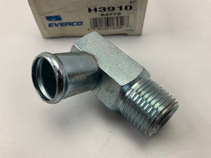 Everco H3910 HVAC Heater Fitting 3/4 Hose X 1/2 Male Pipe Thread, 90 Degree