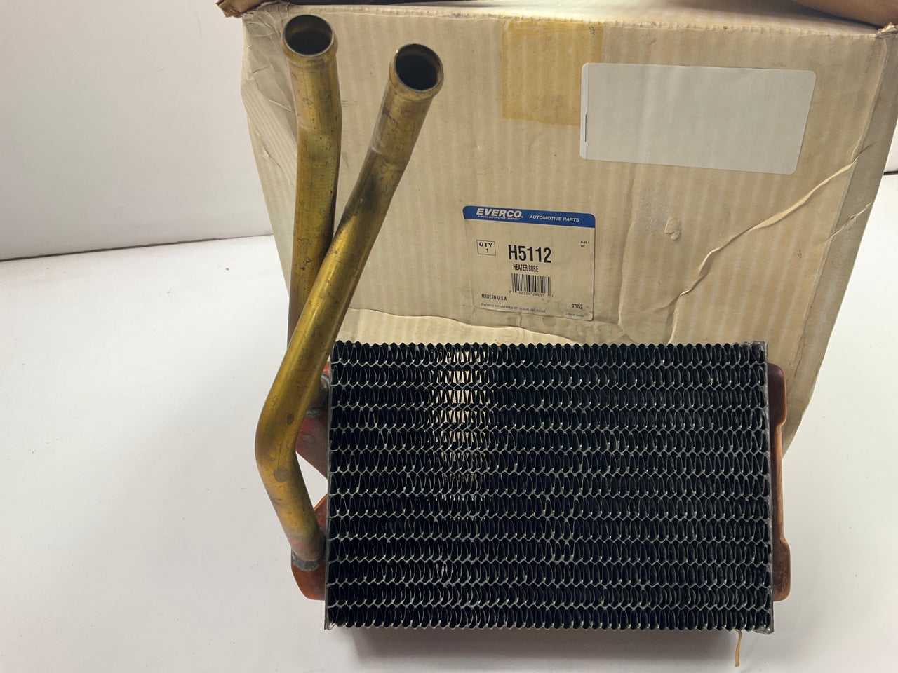 Everco H5112 Heater Core For 1988-1992 Toyota Corolla, Copper/Brass Design