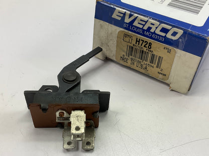 Everco H728 4-terminal Blower Heater Switch OEM Indak Replaces Ford E2FZ-18578-A