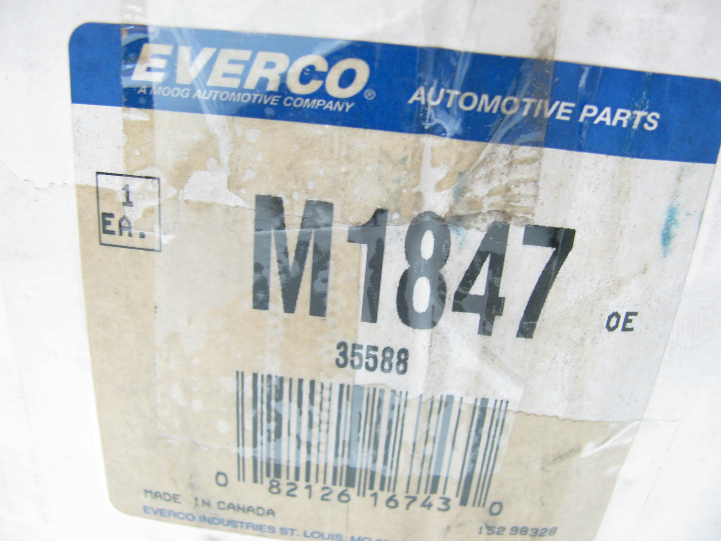 Everco M1847 HVAC Blower Motor - W/O BLOWER WHEEL