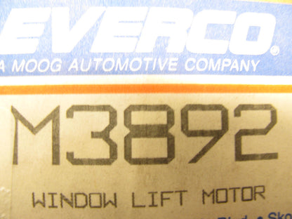 Everco M3892 Power Window Motor - Front Right