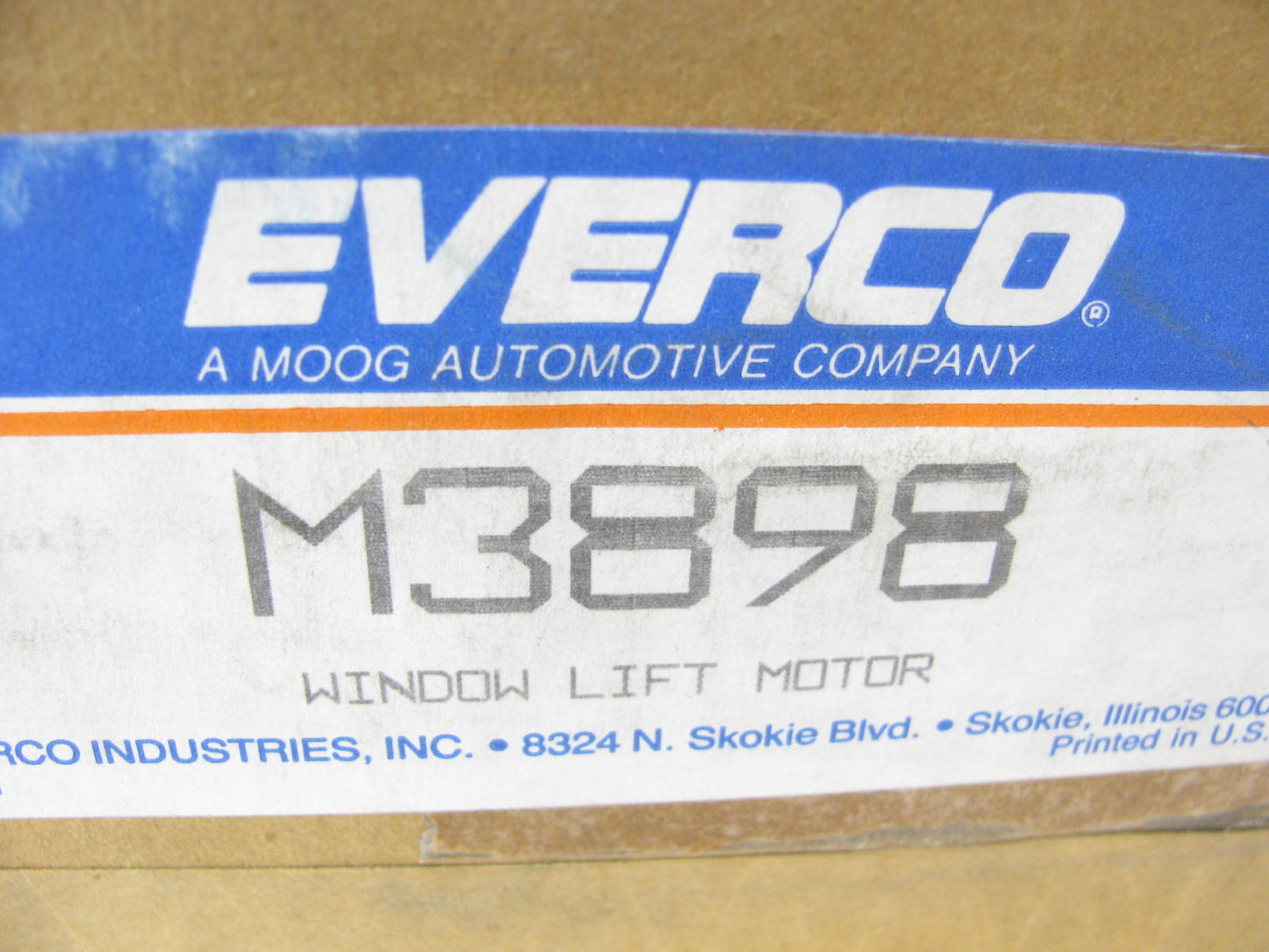 Everco M3898 Power Window  Motor For 76-91 GM Cars Trucks