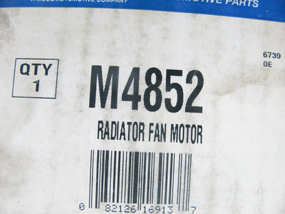 Everco M4852 Engine Cooling Fan Motor