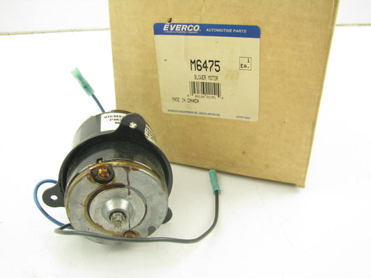 Everco M6475 Engine Radiator Cooling Fan Motor - 1986-1989 Acura Integra