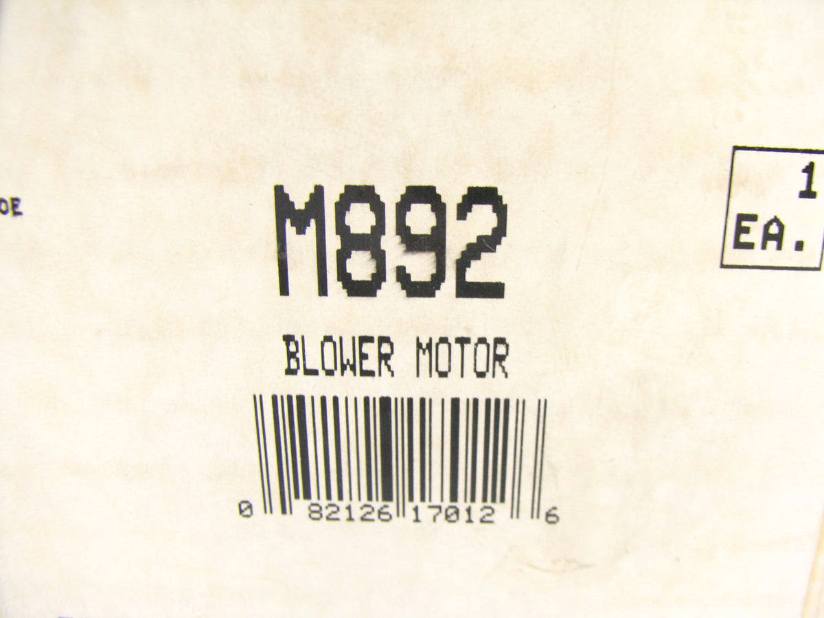 Everco M892 A/C HVAC Blower Motor 35587