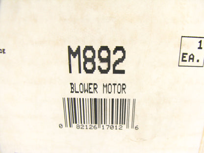 Everco M892 A/C HVAC Blower Motor 35587
